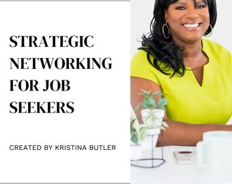 Strategic Networking Playbook | Job Search Guide & LinkedIn Templates (Digital Download)