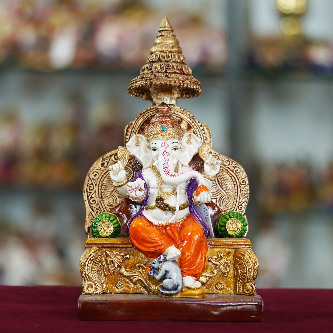 Marble Lord Ganesha Idol Statue For Home Decoration Etsy