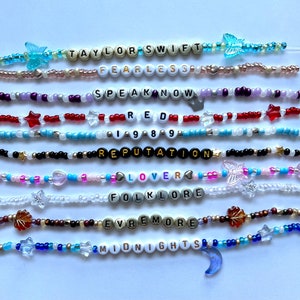 Full Set of Eras Tour Friendship Bracelets - 10 bracelets!