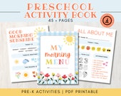 Preschool Workbook, Preschool Worksheets, Handwriting Worksheets, Preschool Morning Menu Printable, Homeschool Preschool, Homeschool Menu
