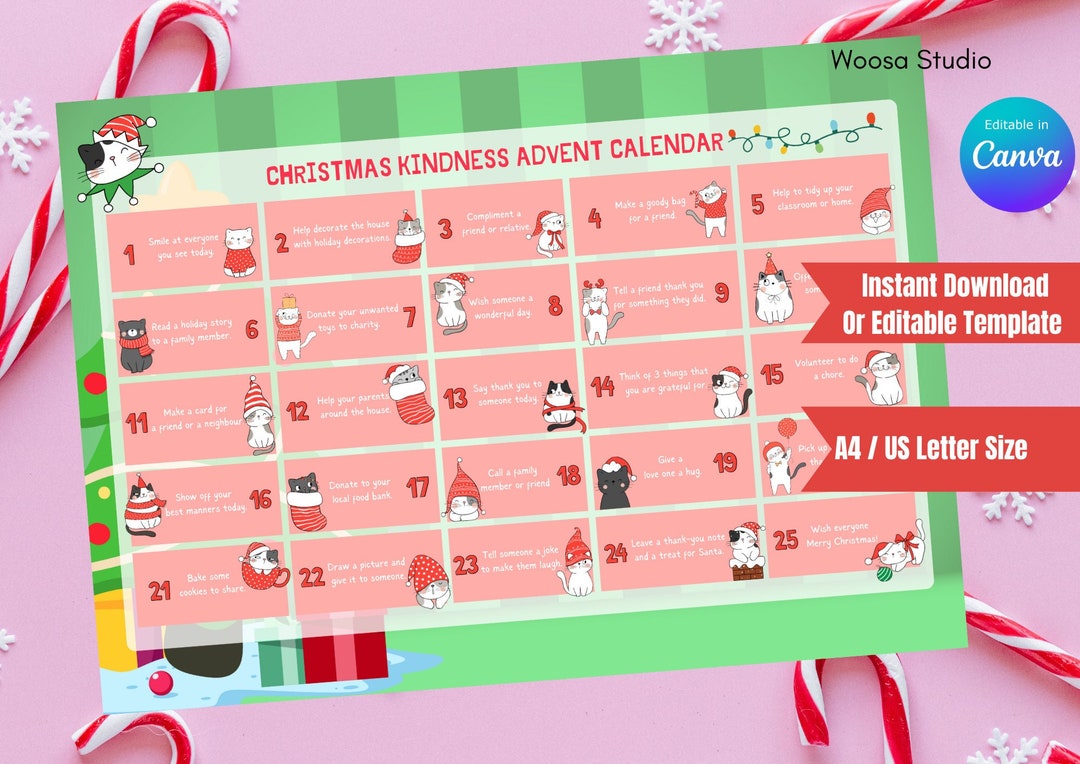 editable-christmas-kindness-advent-calendar-cute-cat-xmas-advent