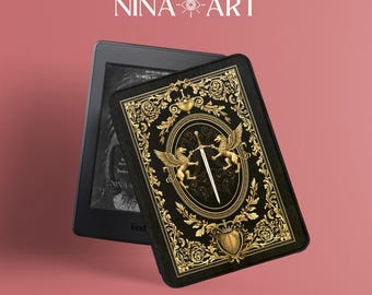 Antique Book Sword Cover Kindle Case,  2024 Paperwhite Case 12th gen 7“, All New Kindle Case,Paperwhite 11th gen case, oasis case, kobo case