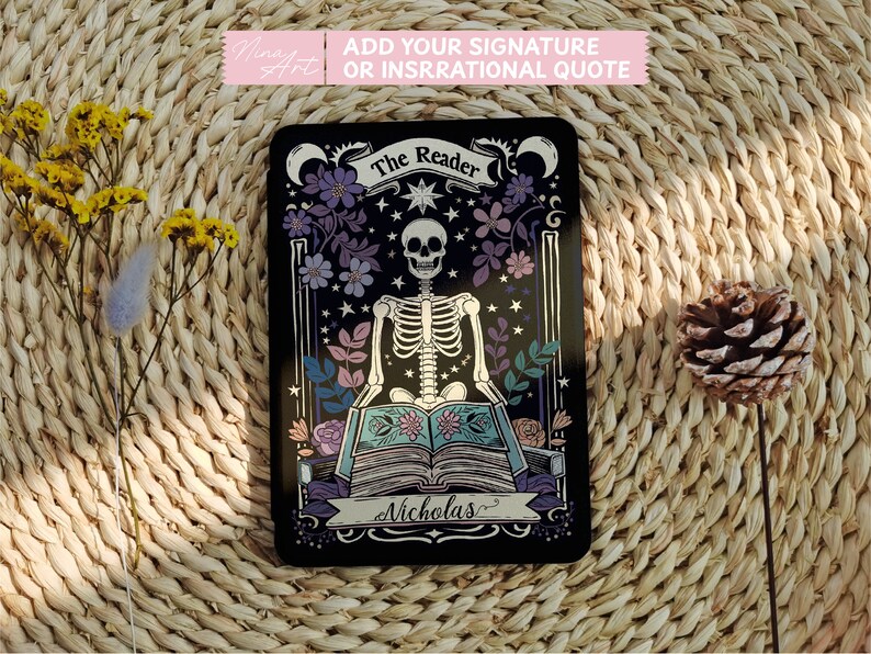 tarot custom kindle case - reader