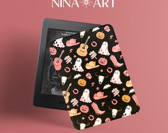 Funda para Kindle (11.ª generación, 2024), diseño de vaquera occidental de Halloween, funda para Paperwhite (2024), funda para Kobo Paperwhite 7, funda Colorsoft