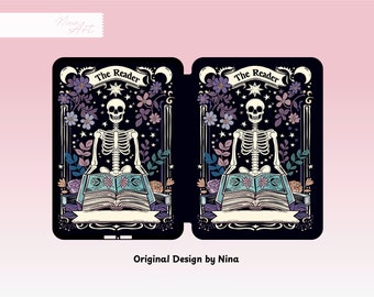 The Reader Tarot Card Kindle Case for Personalization, All New Kindle Case, Skeleton Paperwhite Case 2021/2022, kindle cover  10th/11th Gen