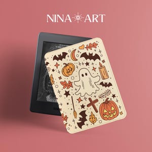 Happy Halloween Kindle Case for Personalization, All New Kindle Case, Paperwhite Case 2024, kindle cover 10th/11th Gen, Kobo case,Oasis case