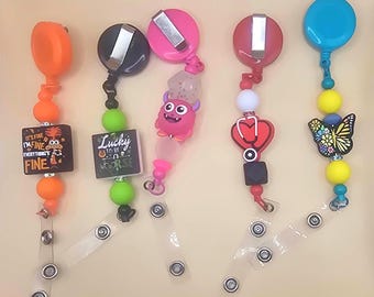 Beaded Badge Reels