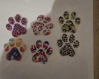Paw Print Diamond Art Magnets