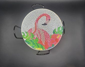 Flamingo Diamond Art Coasters