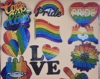 Pride Diamond Art keychains