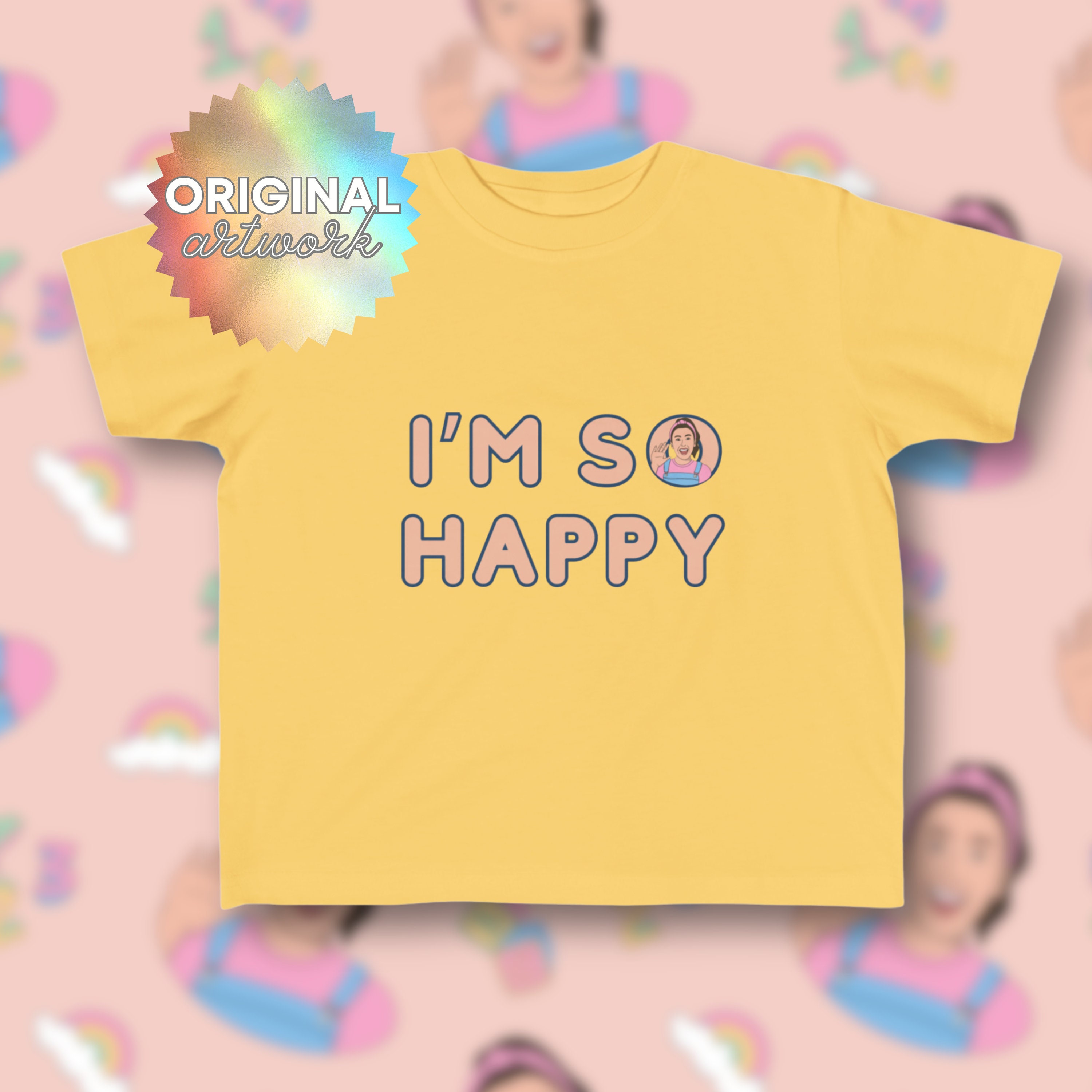 I'm so Happy, I'm so Happy Shirt, Ms. Rachel Toddler Tee Shirt, Ms ...