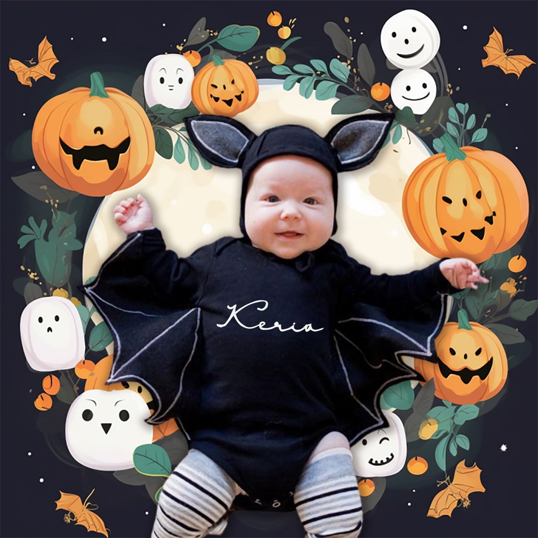 Black Baby Bat Halloween Costume Baby Bat Costume Baby Bat Etsy