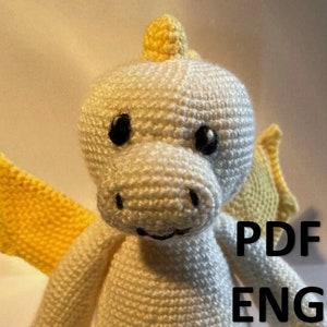 Little Sweet Buddies Dinosaur or Dragon Crochet Pattern PDF English