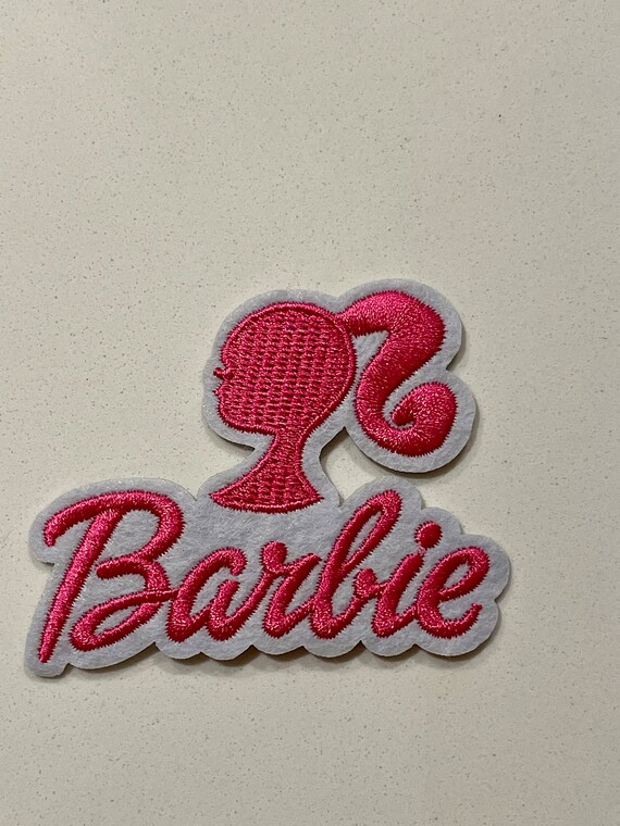 Large Barbie Embroidered Iron on Patch 