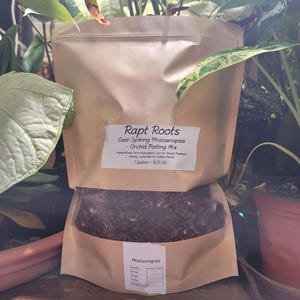 Cool-Spiking Phalaenopsis (Moth) Orchid Potting Mix - Hand Mixed Semi-Hydroponic Soil for Orchids, Premium Chunky Substrate for Orchids