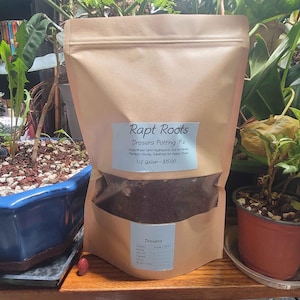 Drosera Potting Mix - Hand Mixed Semi-Hydroponic Soil for Carnivorous Plants, Premium Chunky Substrate for Indoor Plants