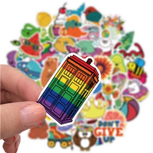 Pack of 50 Cartoon Graffiti Stickers for Water Bottles Kids Teens Bicycles Guitar Phone Laptop Decals Sticker Skateboard