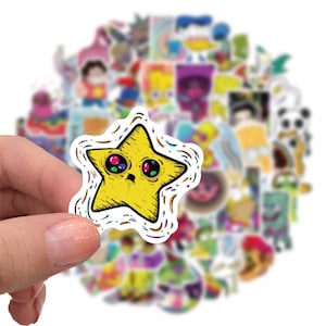 Pack of 50 Trippy Cartoon Simpsons Rick and Morty Characters Stickers for Water Bottles Bicycles Guitar Phone Laptop Decals Skateboard