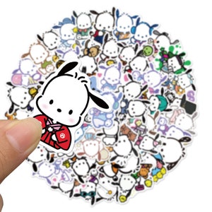 Pack of 50 Cartoon Dog 2 Stickers for Water Bottles Kids Teens Bicycles Guitar Phone Laptop Decals Sticker Suitcase Skateboards
