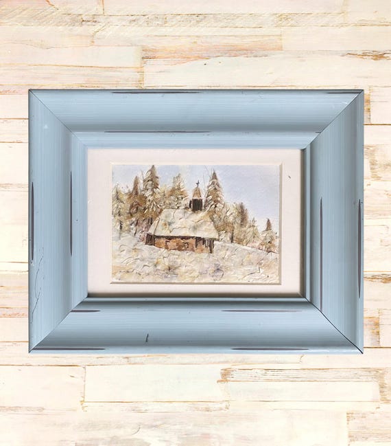 Pressed Flower Wall Art | Pressed Flower Landscape | Oshibana Artwork | Handmade Framed Art  | Botanical Decor | Landscape Art |
