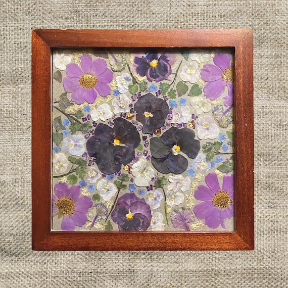 Flower Herbarium | Pressed Flowers | Floral Wall Art | Flower Garden | Flower Decor | Real Flowers