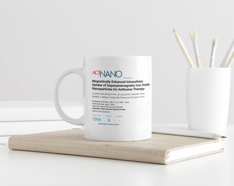 Custom Publication Mug | For PhD, Scientists, Masters Student | Science Mug | Graphical Abstract Mug | Figure Mug