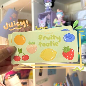 Fruity Tootie Sticker Sheet | Fruit Stickers | Cute Stickers | Stickers | Sticker Sheets | Bullet Journal Stickers | Planner Stickers |