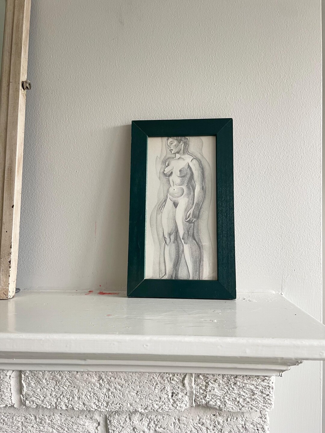 Nude Art Print In Vintage Frame Etsy nude-art-print-in-vintage-frame-etsy
