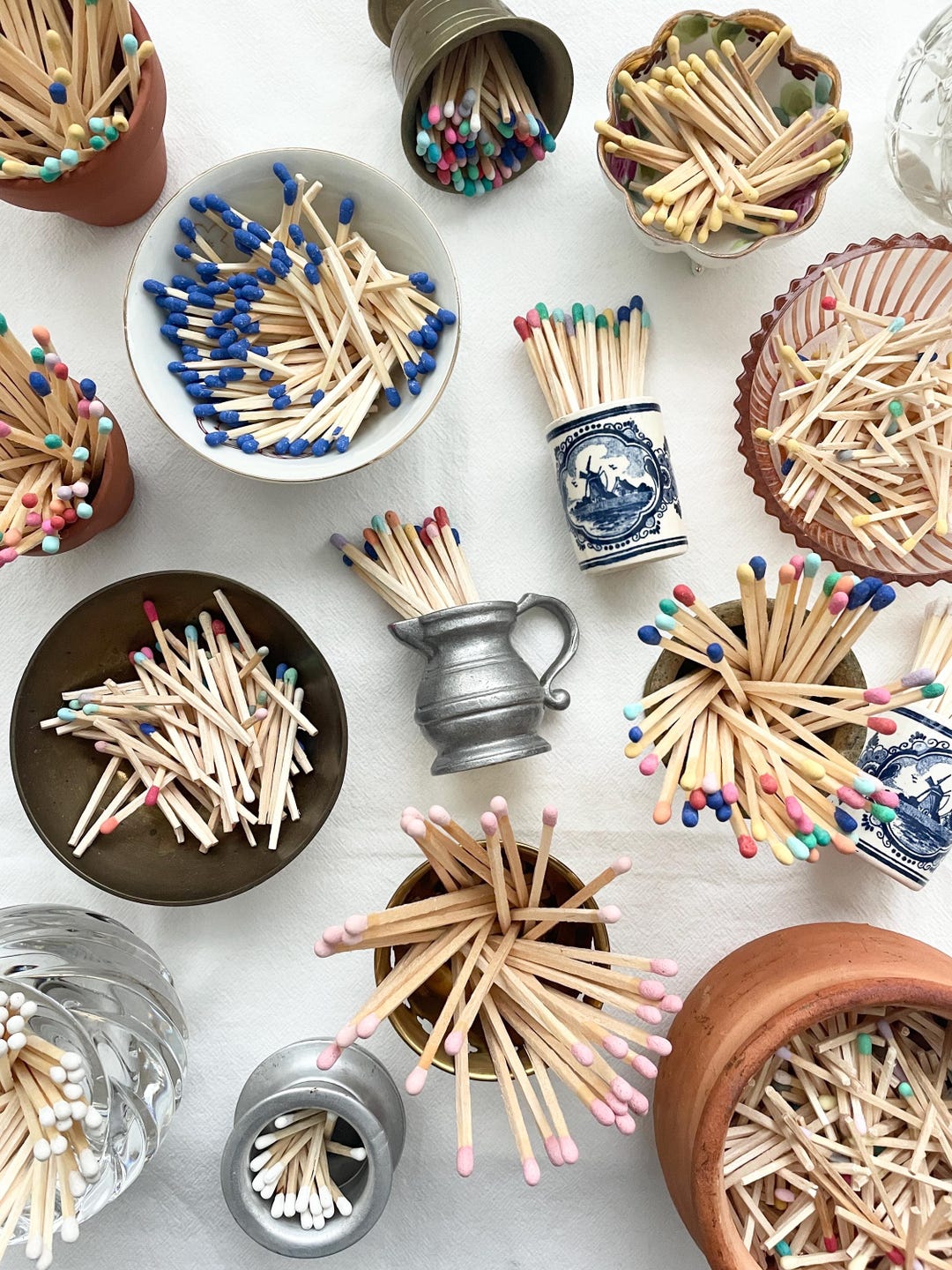 Matchstick Storage Assortment of Vintage Matchstick Holders With Striker - Etsy