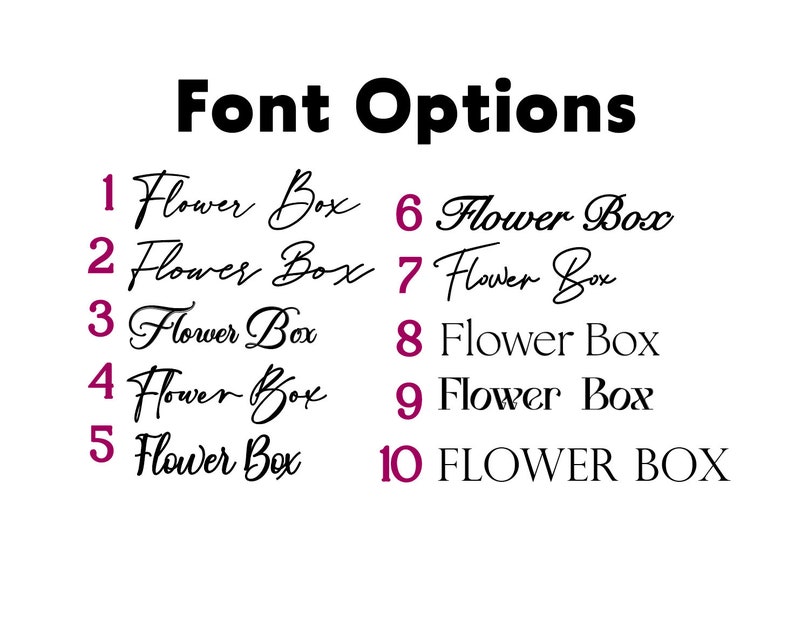 Reverse Flower Box Sign Flower Sign Wedding Etsy