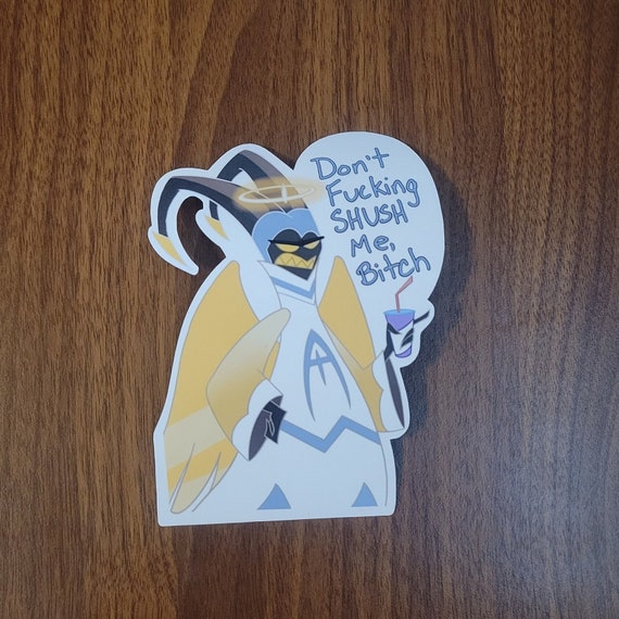 Don't Shush Me Adam Sticker | Hazbin Hotel Sticker | Gloss Sticker