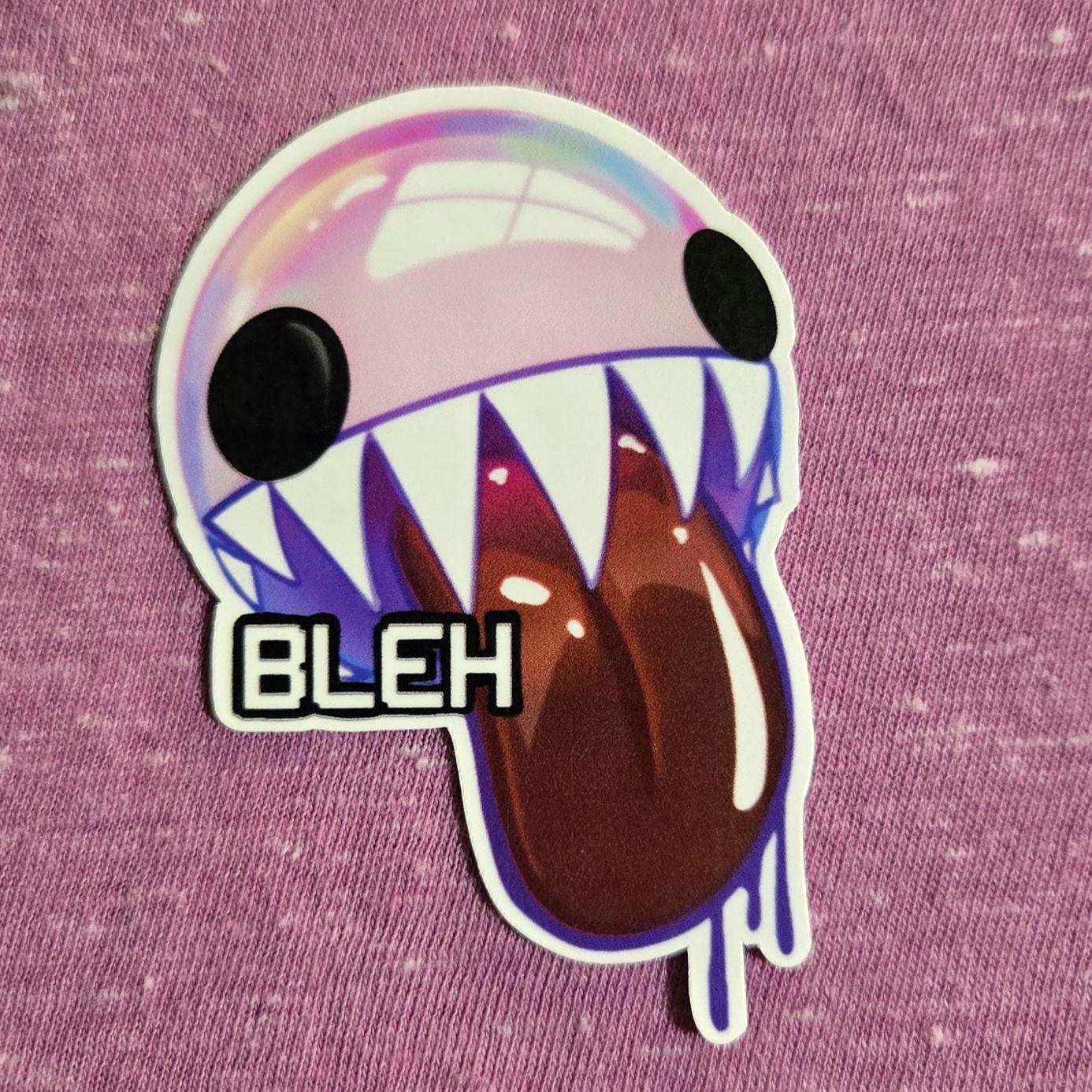 Bleh Tongue Bubble Sticker | the Amazing Digital Circus Sticker | Gloss ...