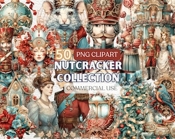 Nussknacker Aquarell Clipart, Nussknacker Clipart Bundle, Nussknacker Clipart Sammlung, klassische Nussknacker Geschichte, Zuckerpflaume Fee Tshirt