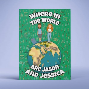Where In The World Are You? - Personalized Search and Find Book for Adults | Perfect gift for Valentine&#39;s Day | Anniversary Gift |