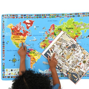 Where In The World Are You Personalised Search and Find Book Add up to Three Children image 2