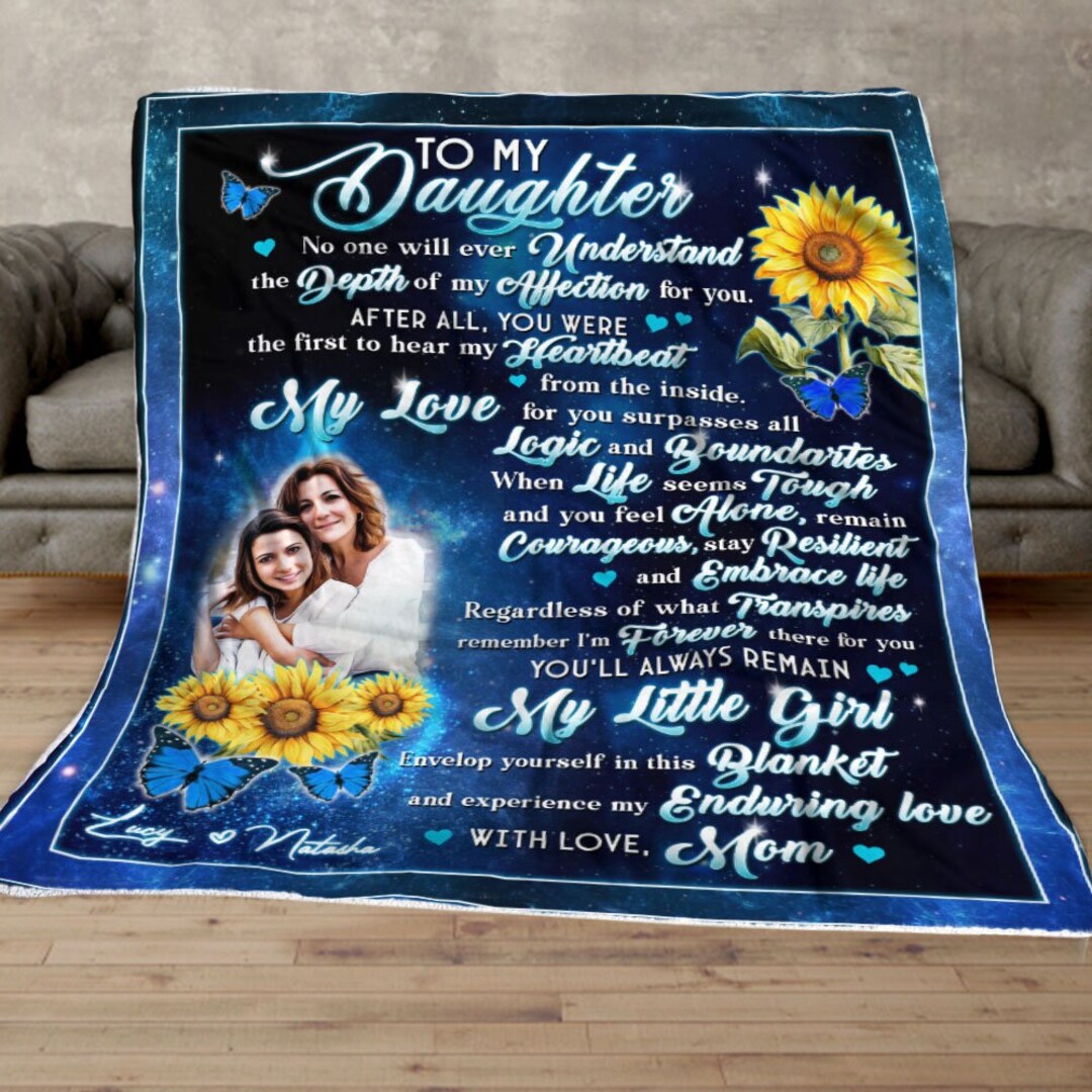 Personalized Blanket for Daughter to My Daughter Blanket From Etsy