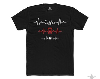 Coffee Cardiogram Tee | Coffee Lover Shirt