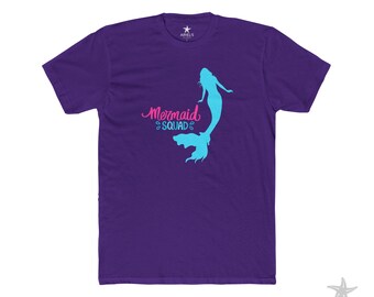 Mermaid Squad Tee | Mermaid Silhouette Crew Shirt
