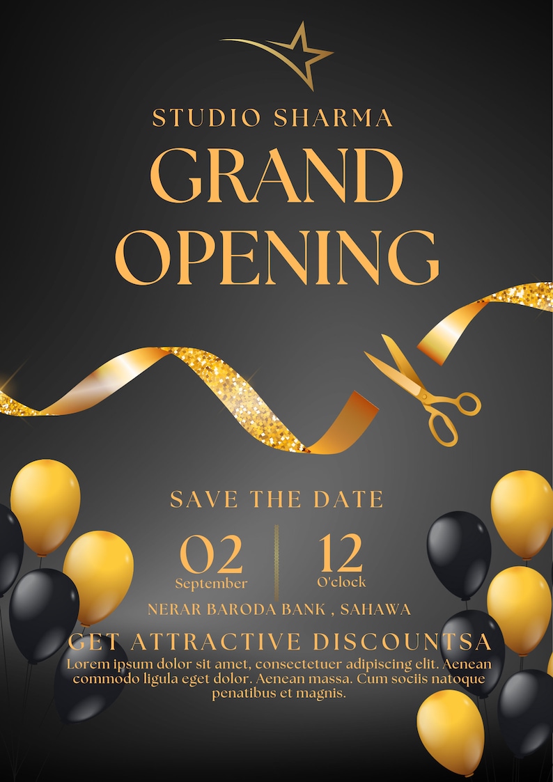 Shop Opening Invitation Card Template Etsy Shop Opening Invitation Card Template Etsy