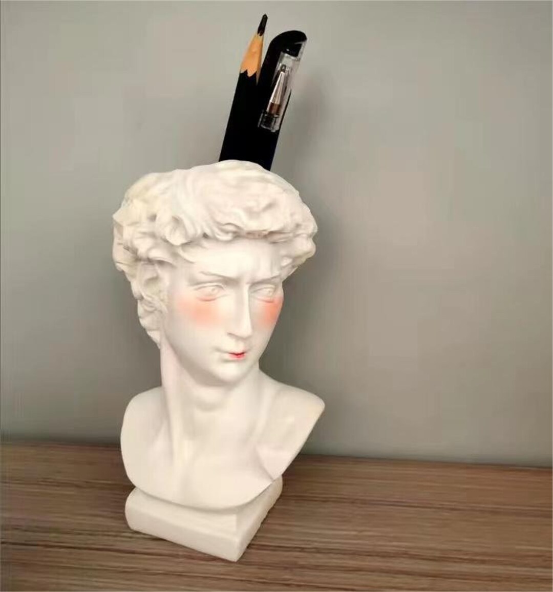 Statue of David Vase Multipurpose Stand Home Decor Makeup Etsy