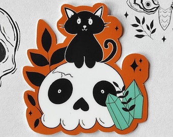 Vinyl Sticker- Witchy Cat