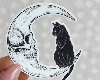 Vinyl Sticker- Moon Cat