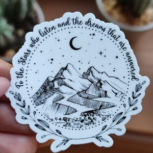 Vinyl Sticker/ Velaris/ City of Starlight/ACOTAR/ to the Stars who listen