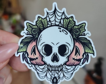 Vinyl Sticker- Spooky Halloween Trio