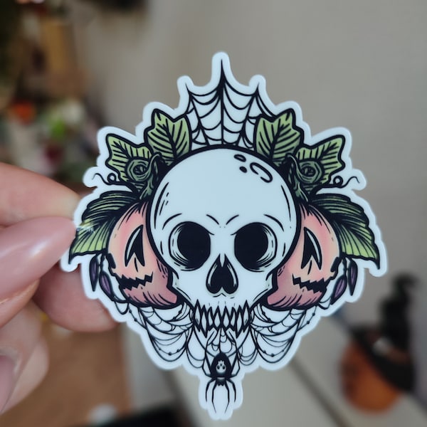 Vinyl Sticker- Spooky Halloween Trio