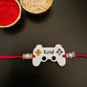 Gaming Controller Rakhi | Hand-painted | Kids Rakhi | Personalized