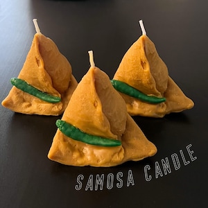Samosa Candle | Desi gift | Home Decor