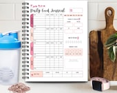 Macro Food Journal Printable – Daily Wellness & Nutrition Tracker for Protein, Carbs, Fats, Calories | Fitness Food Diary PDF