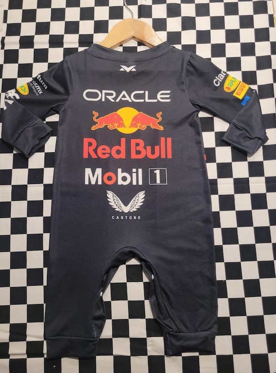 Red Bull F1 Baby Racing overalls. Number 1. Size 6months.
