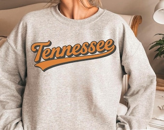 Sudadera de fútbol americano de Tennessee, sudadera con capucha de fútbol americano universitario, jersey deportivo retro de cuello redondo, ropa para fanáticos de Tennessee, regalo para el día del partido, jersey para fanáticos de los Vols